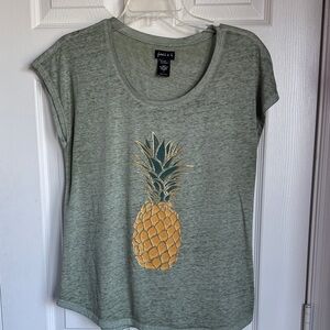 Joei & i Olive Pineapple Tee